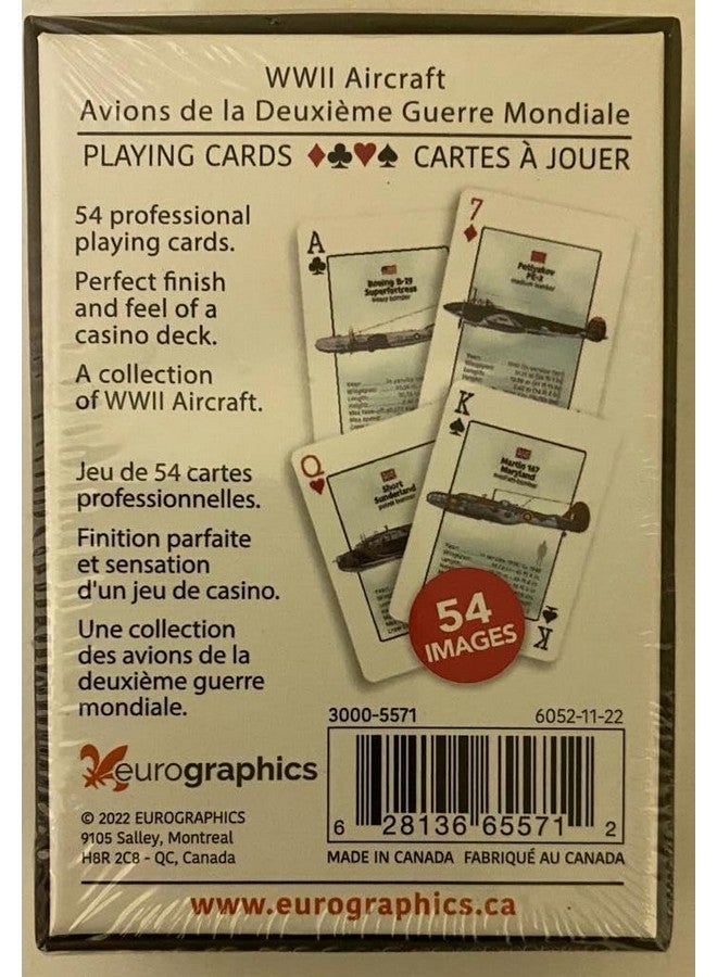 EuroGraphics WWII Aircraft Playing Cards - Image 3