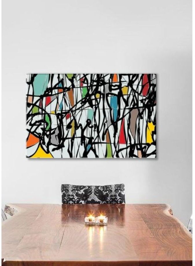 Abstract Wall Decor for Living Room Bedroom Wall Art Paintings Abstract Ink painting Wall Artworks Hang Pictures for Office Decoration - Image 3