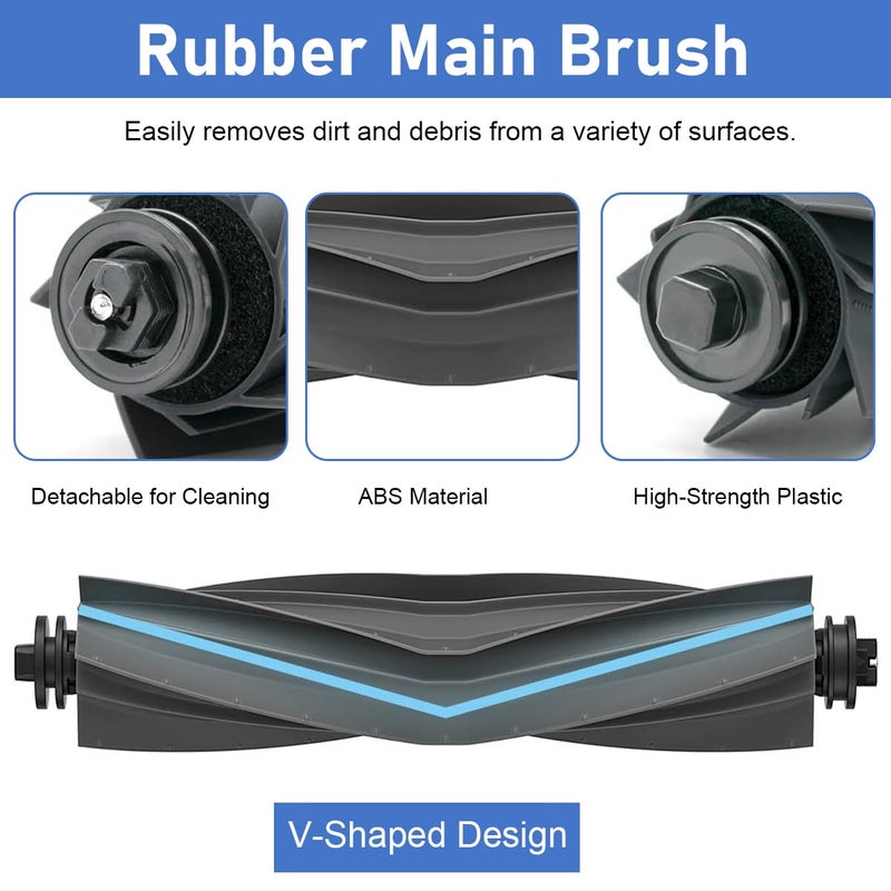 Verilux Replacement PartsReplacement Accessories Main Brush Compatible with Dreame S10S10 ProS10 PlusL10S ProL10S ProL10S UltraW10S ProW10SB101CNMijia 2ProX10X40 Vacuum Cleaner - Image 3