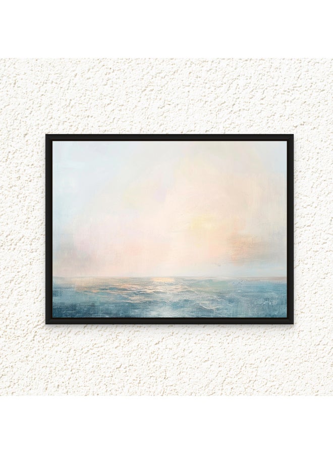 آرت دیکور  فن ديكور مؤطر قماش جدار الفن من مجردة الباستيل شاطئ الفن المناظر الطبيعية طباعة جدار ديكور للمنزل مكتب غرفة المعيشة غرفة نوم الهدايا - Image 1