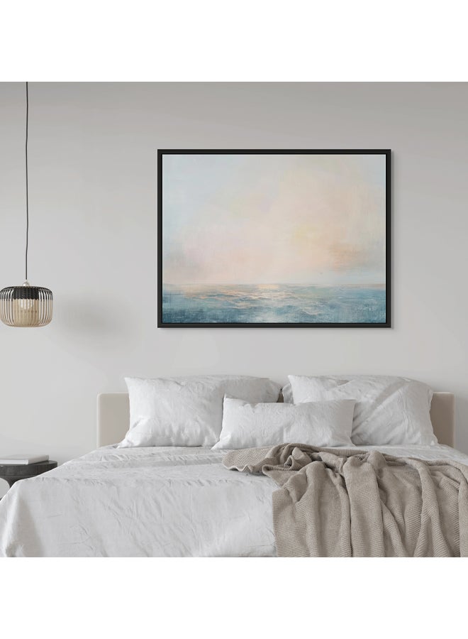 آرت دیکور  فن ديكور مؤطر قماش جدار الفن من مجردة الباستيل شاطئ الفن المناظر الطبيعية طباعة جدار ديكور للمنزل مكتب غرفة المعيشة غرفة نوم الهدايا - Image 3