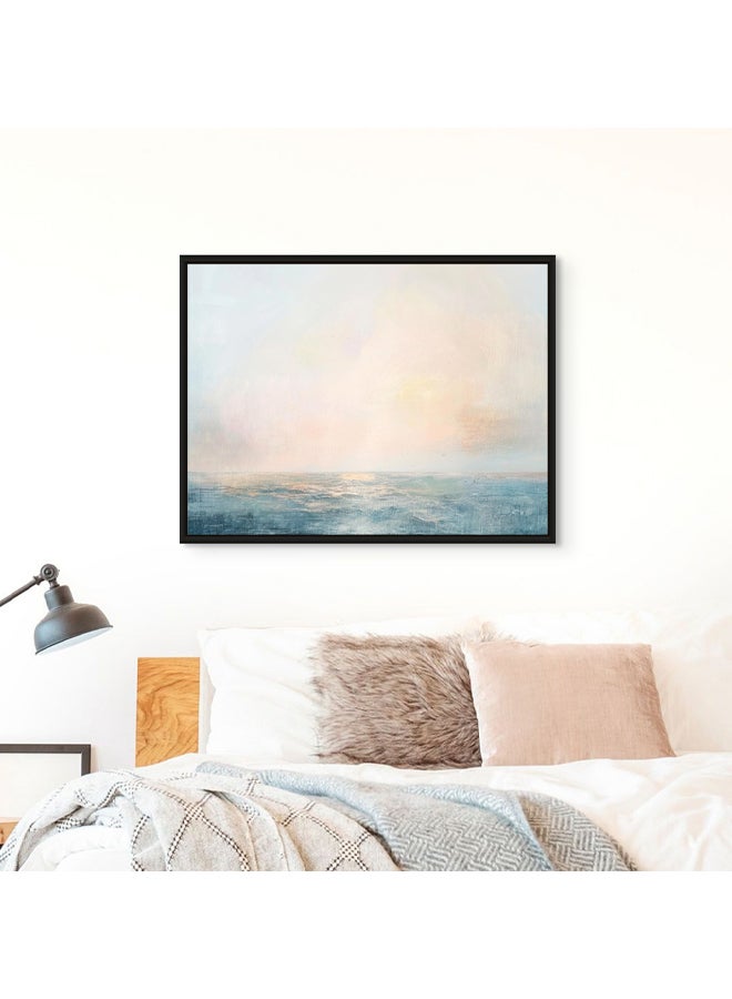 آرت دیکور  فن ديكور مؤطر قماش جدار الفن من مجردة الباستيل شاطئ الفن المناظر الطبيعية طباعة جدار ديكور للمنزل مكتب غرفة المعيشة غرفة نوم الهدايا - Image 2