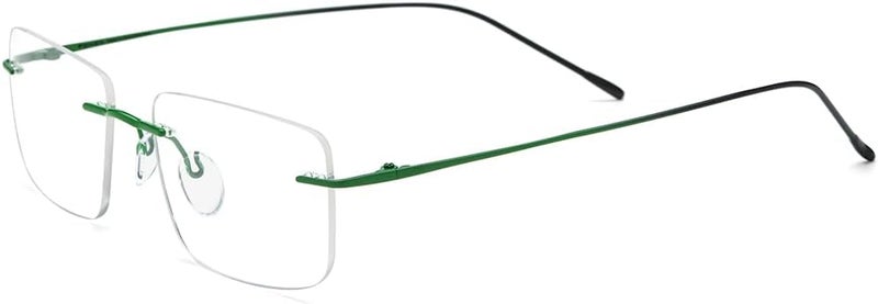 FONEX إطار نظارات تيتانيوم، نظارات بصرية بدون إطار للرجال والنساء F85634 - Image 4