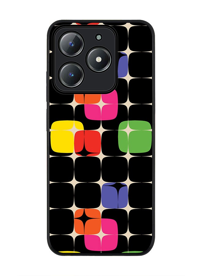 Stylizedd For Realme C63 / Realme C61 4G Case,Slim fit Camera Protection, Shockproof Thin Phone cover  - 70's Star - Image 1