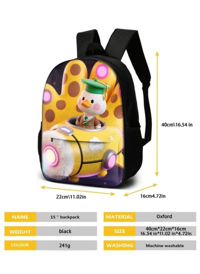 Bright Li Fire Fashion is unlimited! Cartoon bag three-piece set, suitable for a variety of scenes for students and teenagers (available for students, children, friends on outings, mountain climbing, schooling, etc.) - 33 - Image 5