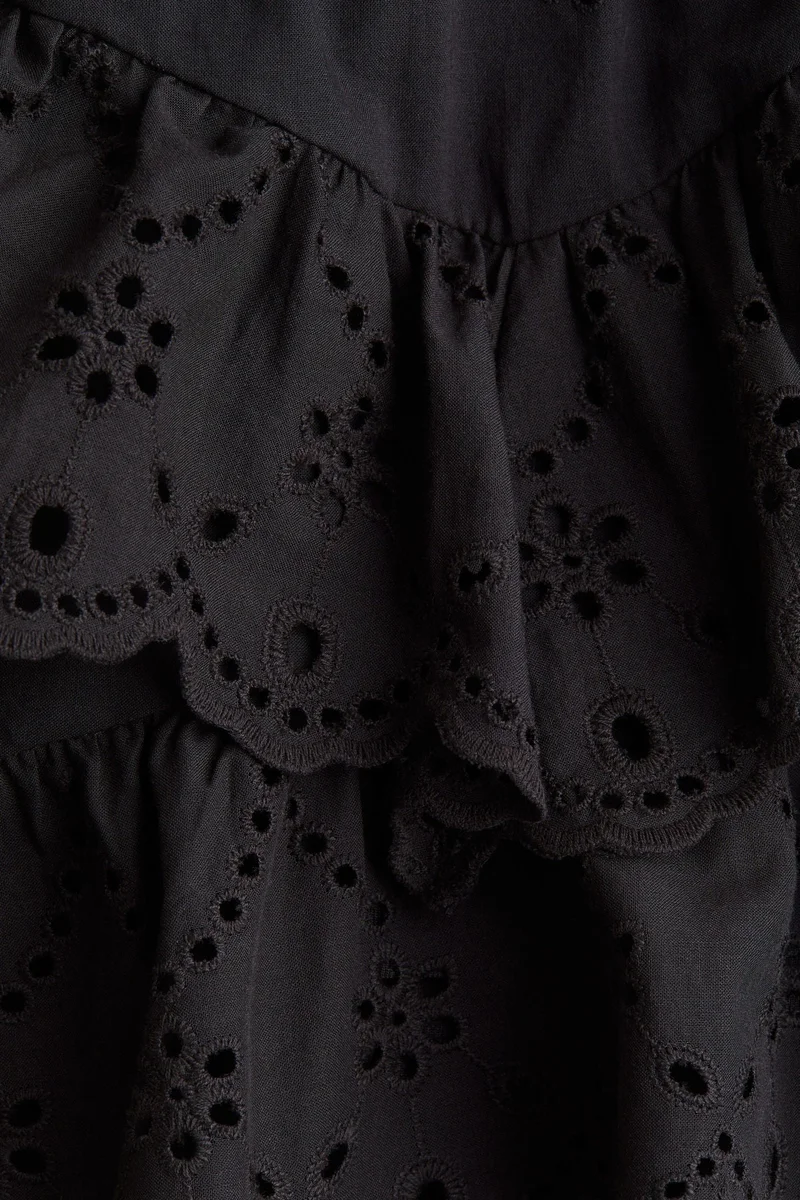 H&M Broderie anglaise cotton skirt