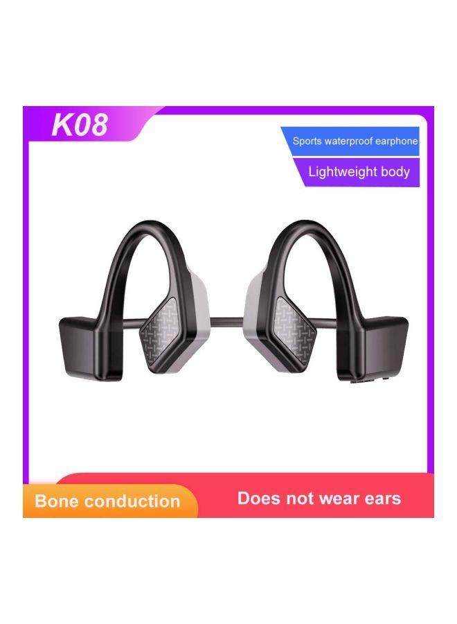 Y&D K08 Wireless In-Ear Bone Conduction Headphone Black - Image 4