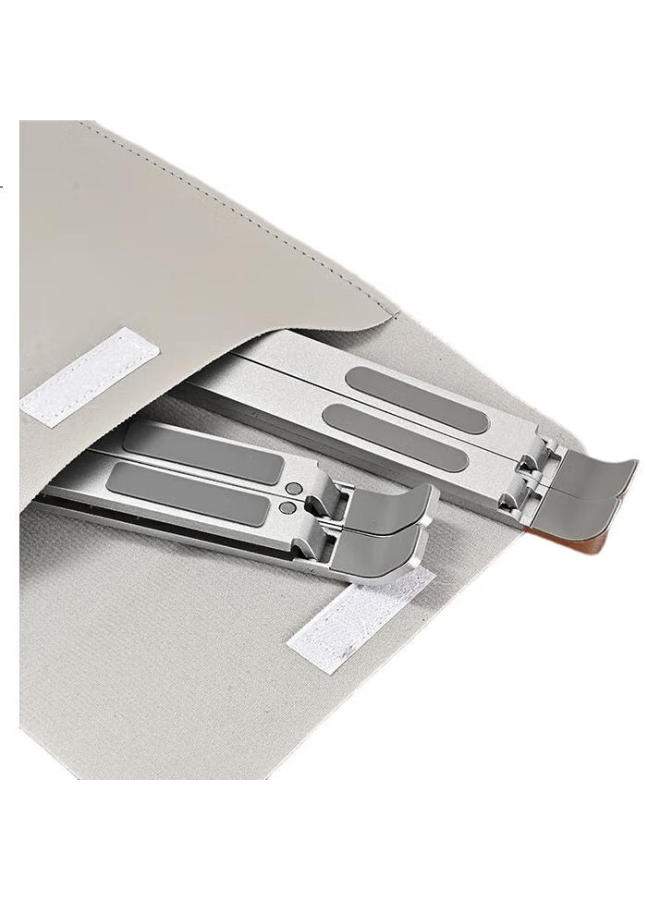 Nvv Laptop Stand Cooling Stand Folding Portable Desktop Riser For Huawei Apple Macbook Floating Handheld Stand Np-5A - Image 1