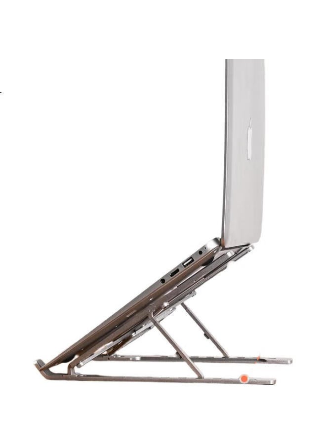 Nvv Laptop Stand Cooling Stand Folding Portable Desktop Riser For Huawei Apple Macbook Floating Handheld Stand Np-5A - Image 2
