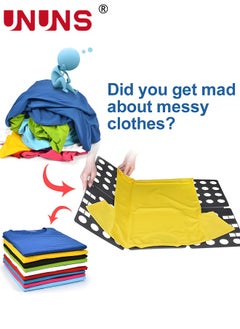 UNUNS Clothes Folding Board,Adjustable T-Shirt Folding Board,Plastic Shirt Folder,High Toughness,Space Saving,Connect Firmly,Folding Clothes For Kids and Adults,Black  - Image 5