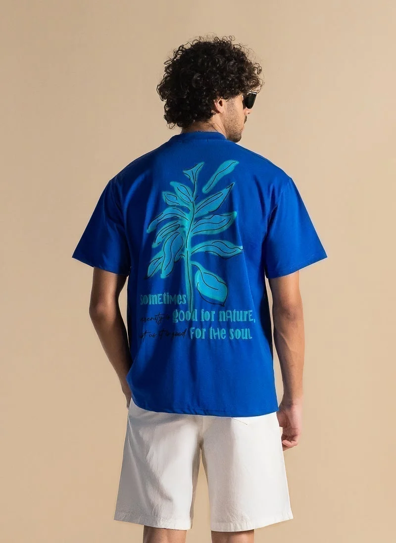 شايبس تيشيرت بطبعة متباينة