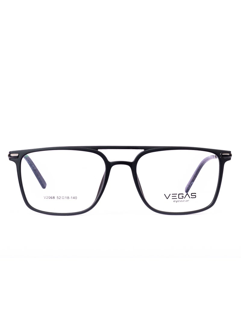فيجاس - نظارة طبية مناسبة للجنسين V2068 - أسود - Image 1