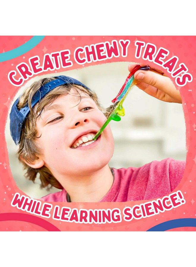 Playz Edible Slime Candy Making Food Science Chemistry Kit For Kids With 25+ Stem Experiments To Make Slimy Hot Chocolate Marshmallows Snot Blood Slugs Worms And More!  - Image 5