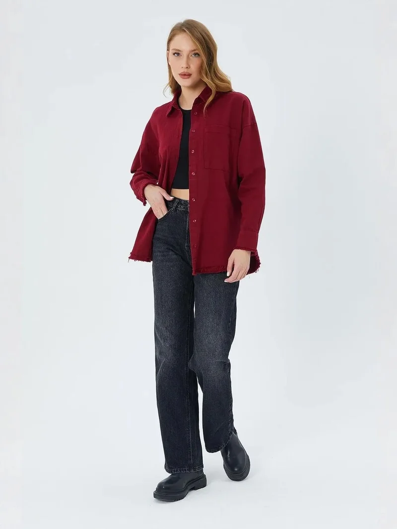 MixRay Mixray Oversized Gabardine Shirt