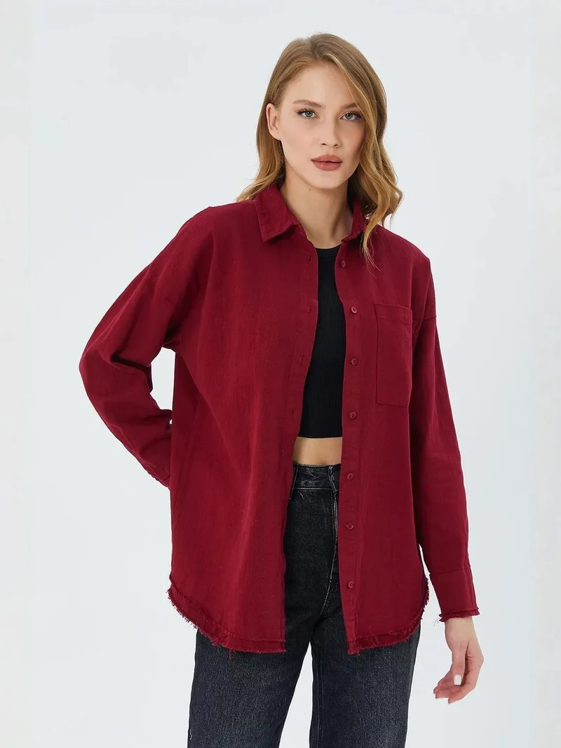 MixRay Mixray Oversized Gabardine Shirt