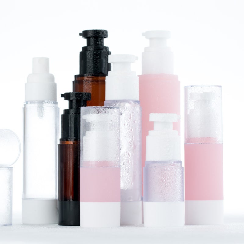 As Spray Scrub Vacuum Bottle Emulsion Cosmetic Essence Fog Pink Pressure Pump Vacuum Bottle Pressing Sub-Bottling Eye Cream - Image 3