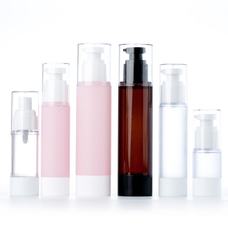 As Spray Scrub Vacuum Bottle Emulsion Cosmetic Essence Fog Pink Pressure Pump Vacuum Bottle Pressing Sub-Bottling Eye Cream - Image 2