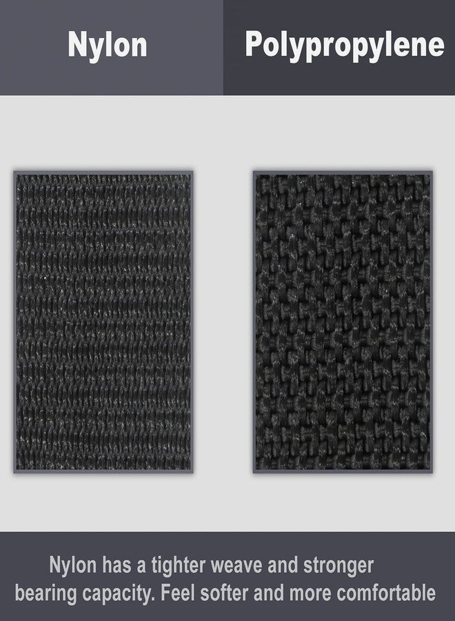Juasky 15 Yard 1 Inch Nylon Webbing Strap, Black Heavy Duty Belting Straps for Backpack,Sling, Outdoor, Climbing - Image 3