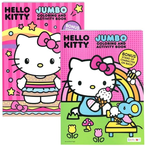 Bendon Hello Kitty Jumbo Coloring and Activity Book, 2 Pack - Image 4