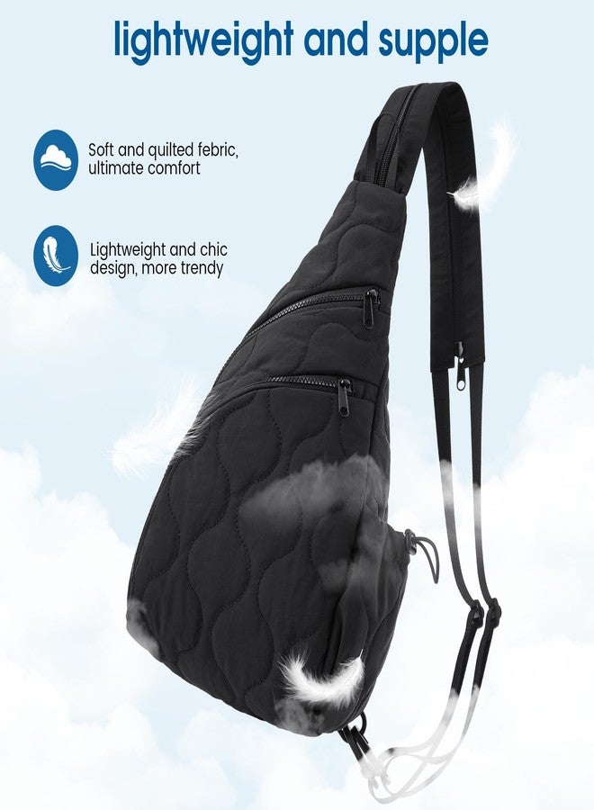 جي4فري حقيبة كروسبودي كاجوال من جي فور فري، حقيبة ظهر خفيفة الوزن وعصرية للنساء، مناسبة للنزهات اليومية (أسود) - Image 5