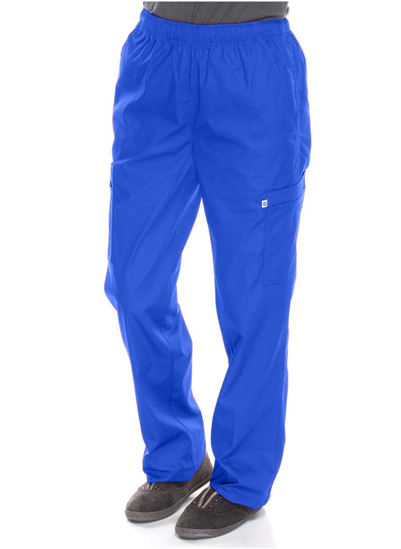 Meridian Meridian Lab Uniforms Tailored Fit Classic cargo Scrub Pants Sporty and Comfy Full Elastic Scrub Pant Full Elastic Waistband Jogger for Men and Women  - Image 2