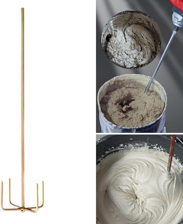 Type A Color Electric Cement Mixing Rod Hexagonal Handle Wear Resistant Concrete Stirring Tool - Image 4