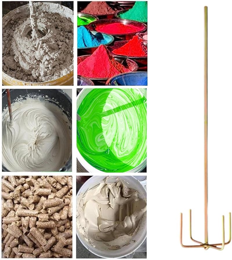 Type A Color Electric Cement Mixing Rod Hexagonal Handle Wear Resistant Concrete Stirring Tool - Image 5