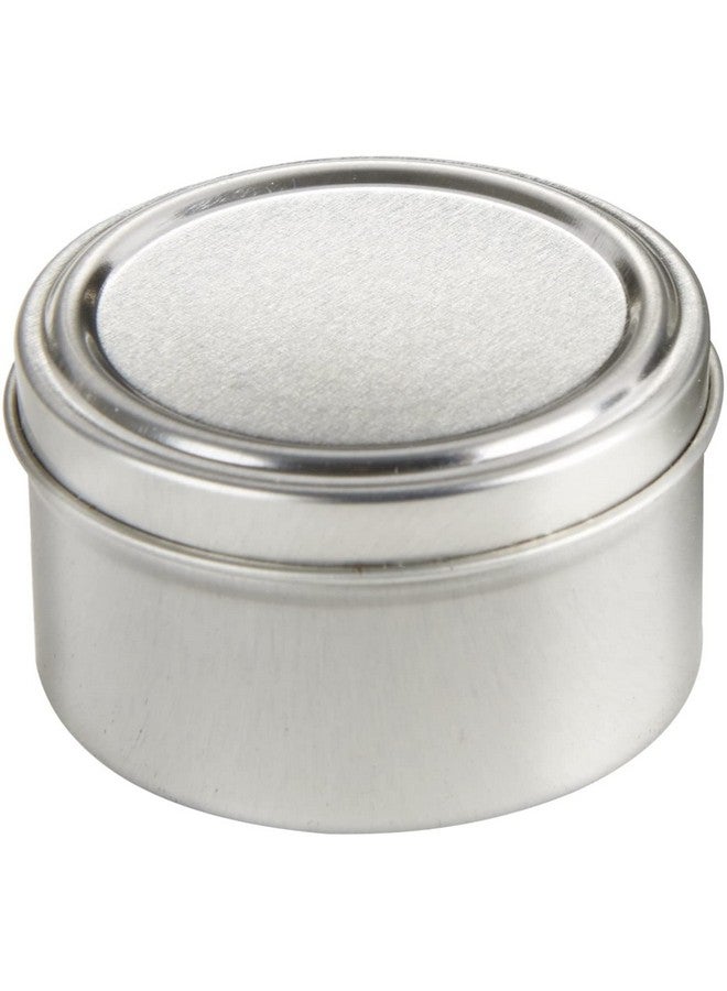 Kate Aspen Travel Size Vanilla Scented Candle Tins with Lids (Set of 12), Bridal Shower Favors, Wedding Favors, Bridesmaid Gifts,Silver,12 pcs - Image 4