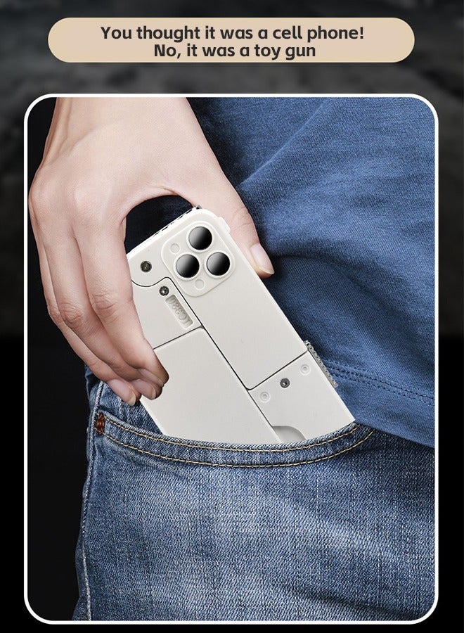 Lemon Foldable Gun Toy, Shooting Game Toy, with Eva Soft Bullet, Kids Toy Gun Set - Image 5