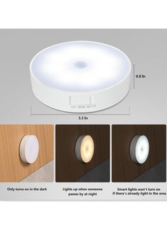 Generic (2-Pack)Updated Motion Sensor Night Light, 3M/120° Detection Range and 2 Color Temperatures Rechargeable Motion Sensor Light Indoor, Closet Lights, Hallway Light, Puck Lights for Bedroom or Kitchen(White)  - Image 5