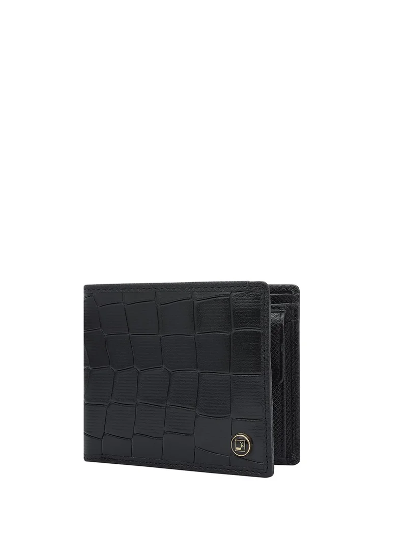Da Milano Genuine Leather Black Mens Wallet