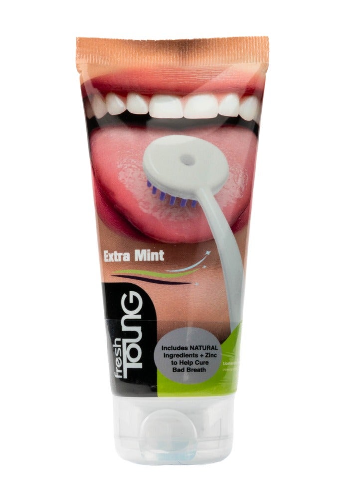 Tung Fresh Ting, Tongue Cleaning Gel, Extra Mint Flavor - 85g
