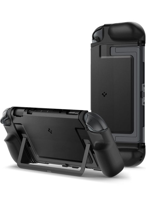 Dual Grip Nintendo Switch 2 Case Cover (2025) Kickstand Compatible Case with Enhanced Grip - Black