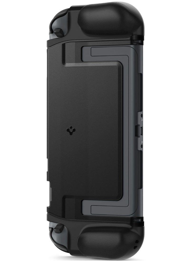 Dual Grip Nintendo Switch 2 Case Cover (2025) Kickstand Compatible Case with Enhanced Grip - Black