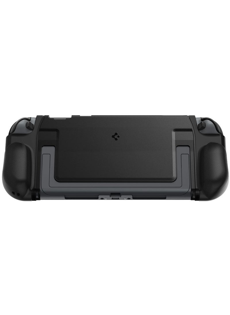 Dual Grip Nintendo Switch 2 Case Cover (2025) Kickstand Compatible Case with Enhanced Grip - Black