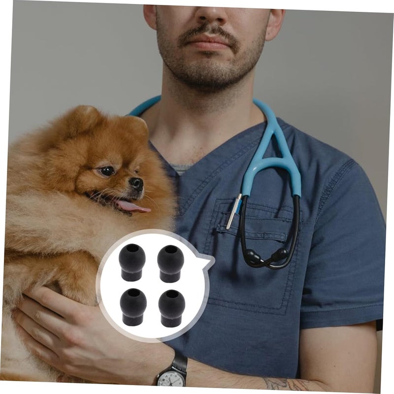 4Pcs Replacement Earbuds for Stethoscopes Ear Tips Comfortable and Lightweight for Hospital Clinic Use Portable Ear Accessories - Image 4