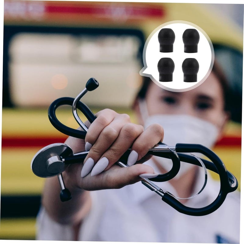4Pcs Replacement Earbuds for Stethoscopes Ear Tips Comfortable and Lightweight for Hospital Clinic Use Portable Ear Accessories - Image 3