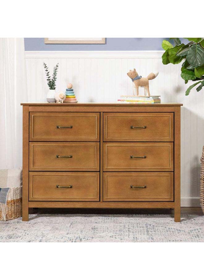 Al Home Kids Dresser: 117x49x85 Wood, Brown by Alhome - 110112952 