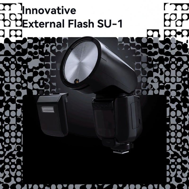 V1 PRO F 2.4G Wireless Camera Flash 1/8000s HSS 1.3s Recycle Time with M/TTL Flash Mode 10 Levels Adjustable Brightness Support Type-c Powered with Power Supply Port& Detachable Sub Flash - Image 5