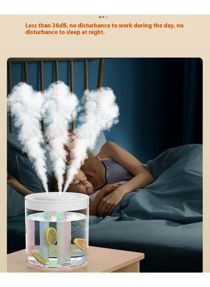 3 Nozzle Humidifier Silent Fine Spray Humidifier Portable Aromatherapy Machine - Image 5