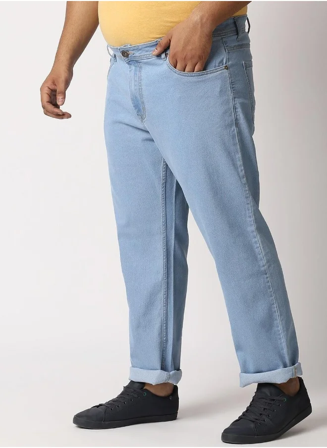 HIGH STAR Men Blue Relaxed Fit Stretchable Jeans
