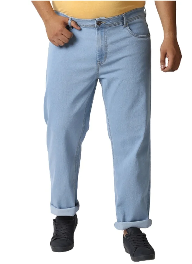 HIGH STAR Men Blue Relaxed Fit Stretchable Jeans