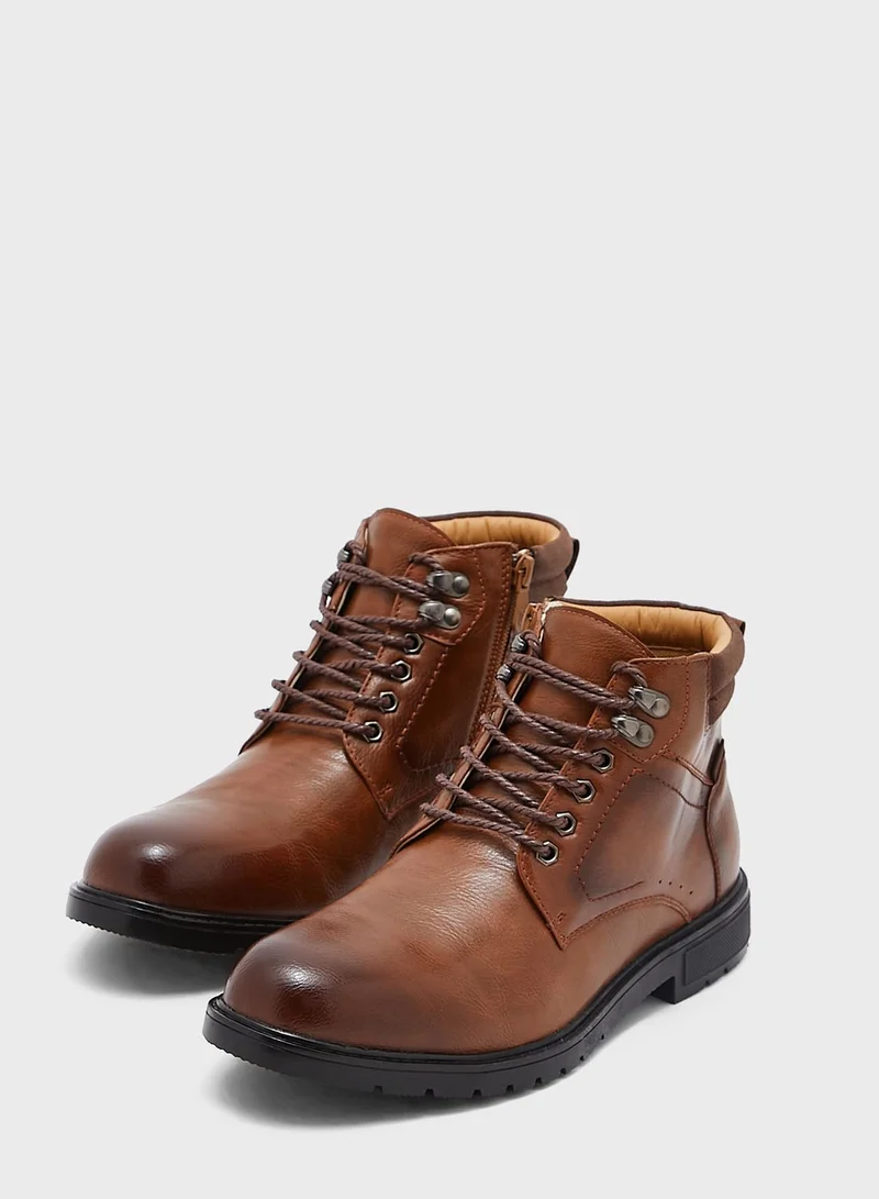 Robert Wood Casual Lace Up Boots