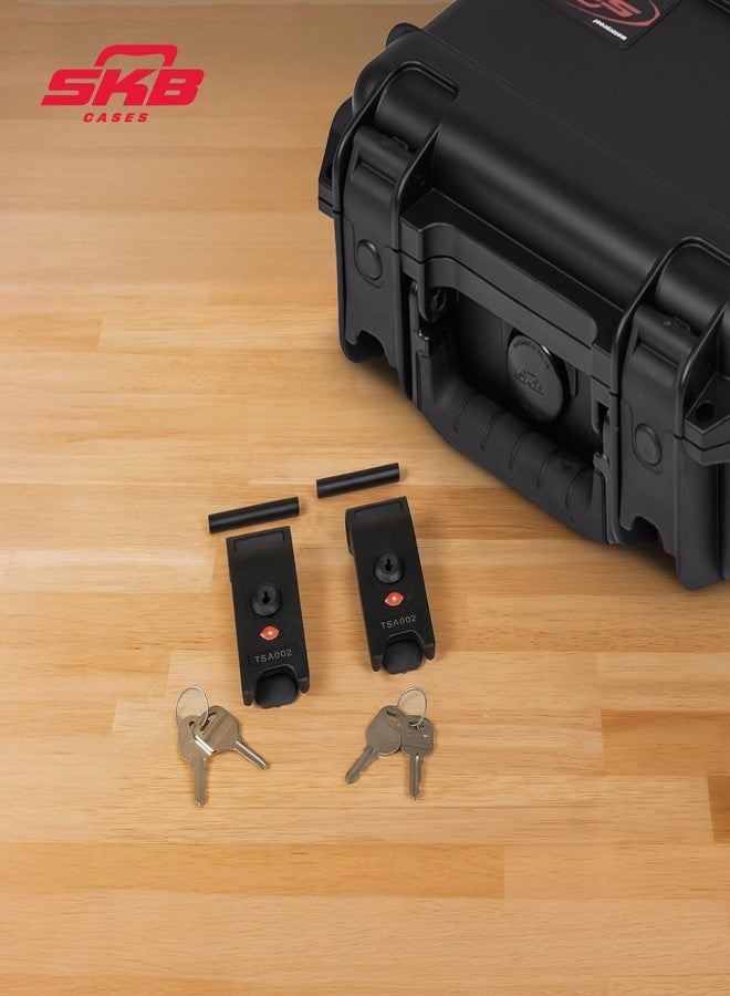 SKB TSA 1 Locking Latch Kit for iSeries Cases, Travel Approved Lock Set with Keys and Replacement Pins, Easy Install Upgrade for Luggage Security - Image 4