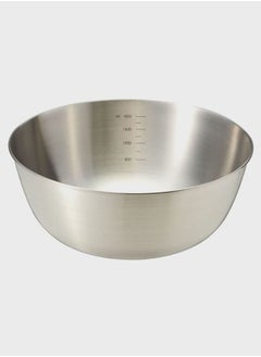 MUJI Stainless Steel Bowl, Dia. 22 x H 9.5 cm, L, Silver  - Image 1