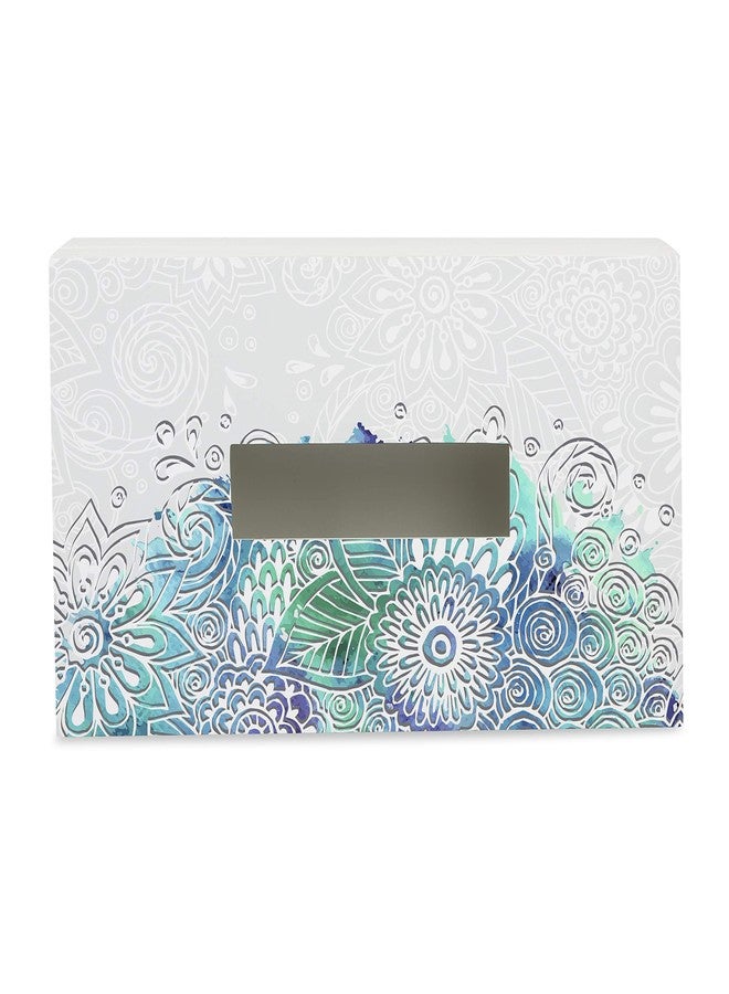 BRAHMA DESIGN Tissue Paper Holder | Abstract Flowers | Wooden Tissue Paper Box & Tissue Holder | Tissue Box for Home | Car Tissue Holder | Refillable Tissue Box for Car | Size 9" x 5" x 2.75" - Image 5