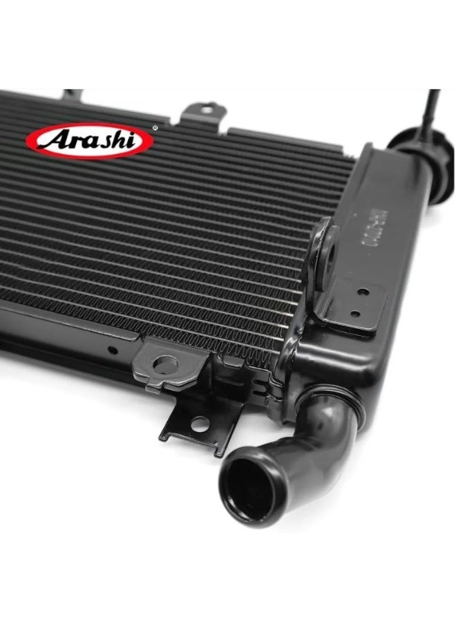 Arashi Motorcycle Engine Radiator Coolant Cooler Cooling Water Tank for Kawasaki - Image 2