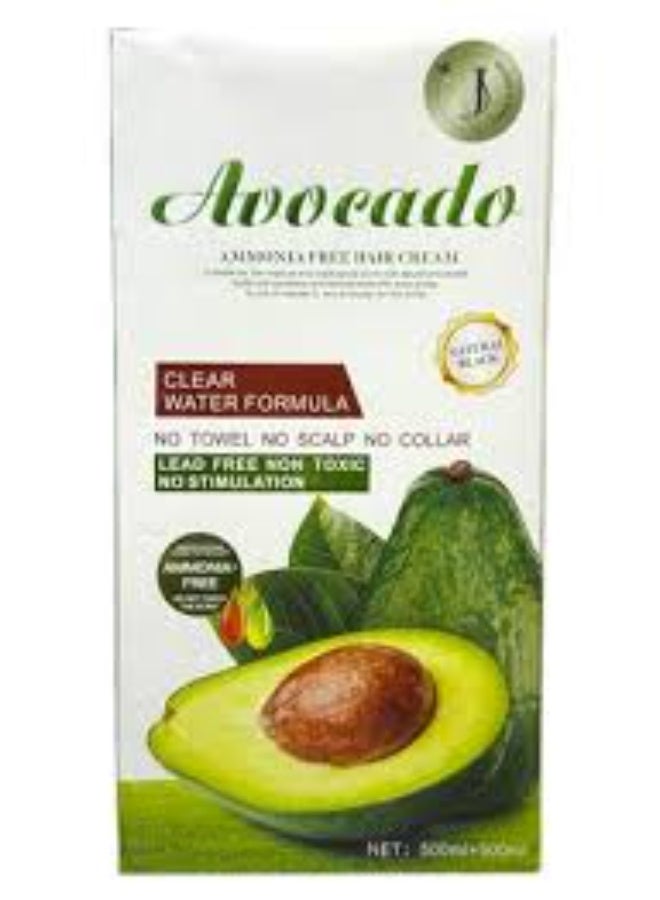 Avocado كريم تلوين الشعر بالأفوكادو الخالي من الأمونيا - أسود طبيعي 500 مل × 2 - Image 4