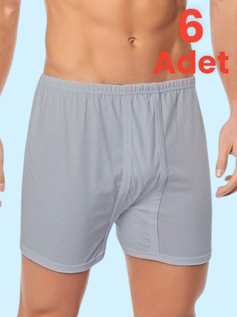 Tezzgelsin Men's Comfortable Cut 6-Piece Cotton Panties 
