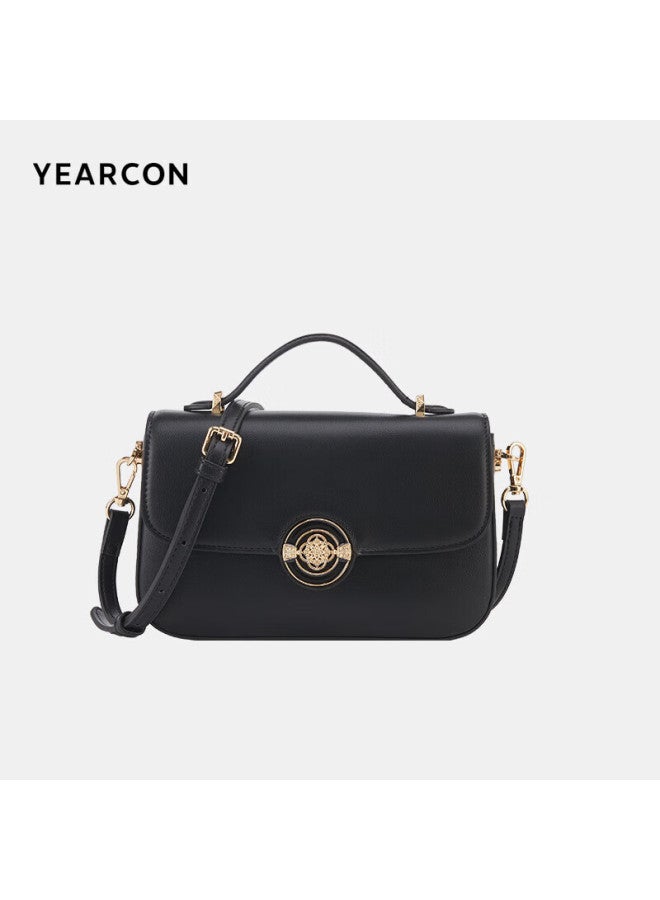 YEARCON Yierkang Versatile Saddle Bag, Shoulder Bag, Handbag, Women'S Crossbody Bag, Women'S Style, Black, Qixi Valentine'S Day Gift - Image 1